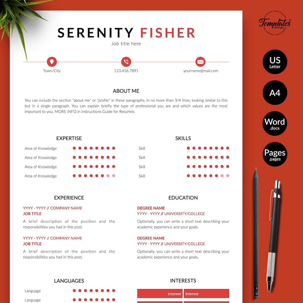 Retail Sales Resume Model - Serenity Fisher 01 - Presentation - New version